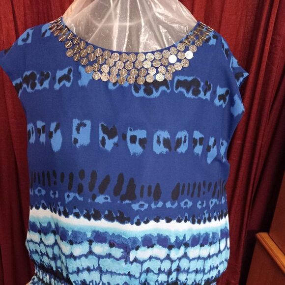 Yvos Embellished  blouse size 16 - Picture 1 of 4